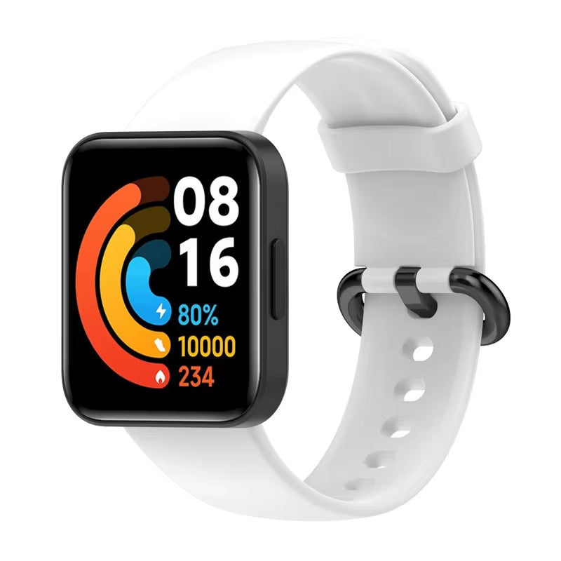 Silicone Strap for Xiaomi Mi Watch Lite / Watch 2 Watch Charger Protector Case Bracelet Watch Band for Watch / 2 Lite