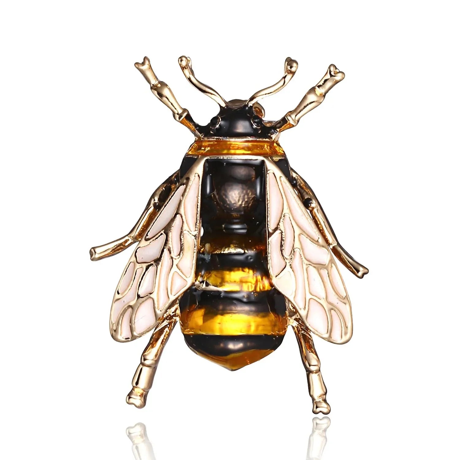Golden Bee Crystal Brooch β A Touch of Natureβs Elegance in Every Pin