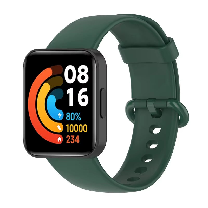 Silicone Strap for Xiaomi Mi Watch Lite / Watch 2 Watch Charger Protector Case Bracelet Watch Band for Watch / 2 Lite