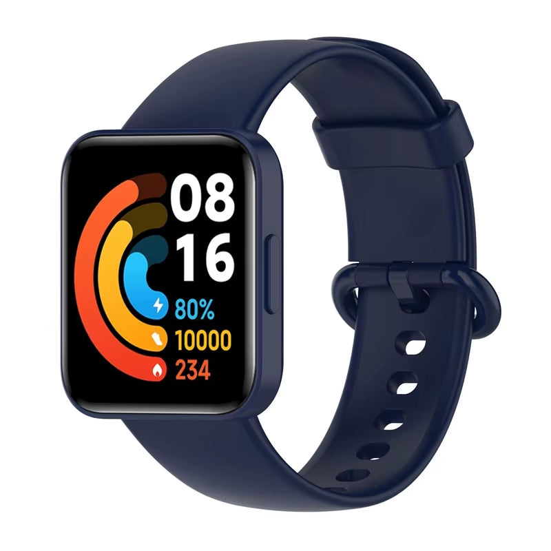 Silicone Strap for Xiaomi Mi Watch Lite / Watch 2 Watch Charger Protector Case Bracelet Watch Band for Watch / 2 Lite