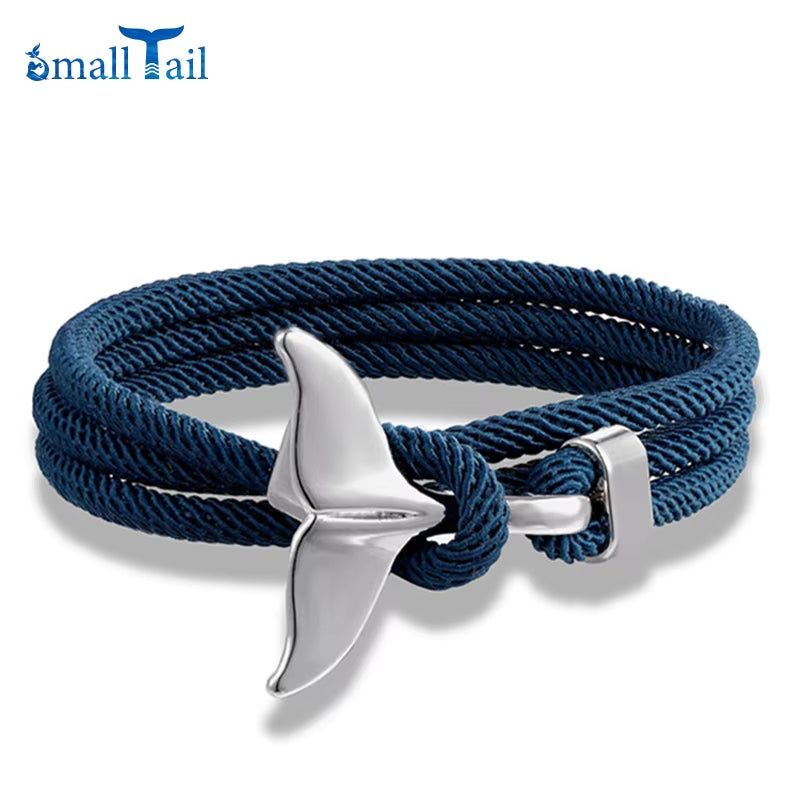 TideBondβ’ Ocean-Inspired Whale Tail & Anchor Bracelet β For Hearts That Drift Together