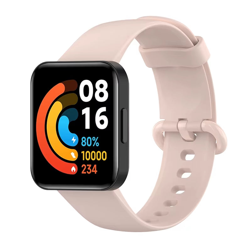 Silicone Strap for Xiaomi Mi Watch Lite / Watch 2 Watch Charger Protector Case Bracelet Watch Band for Watch / 2 Lite