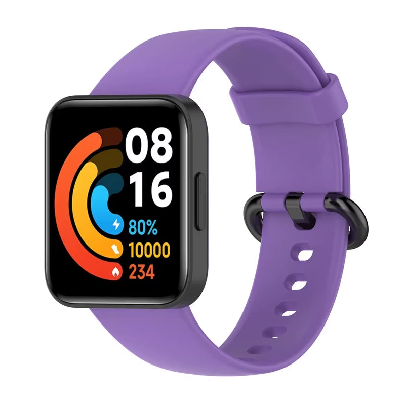 Silicone Strap for Xiaomi Mi Watch Lite / Watch 2 Watch Charger Protector Case Bracelet Watch Band for Watch / 2 Lite