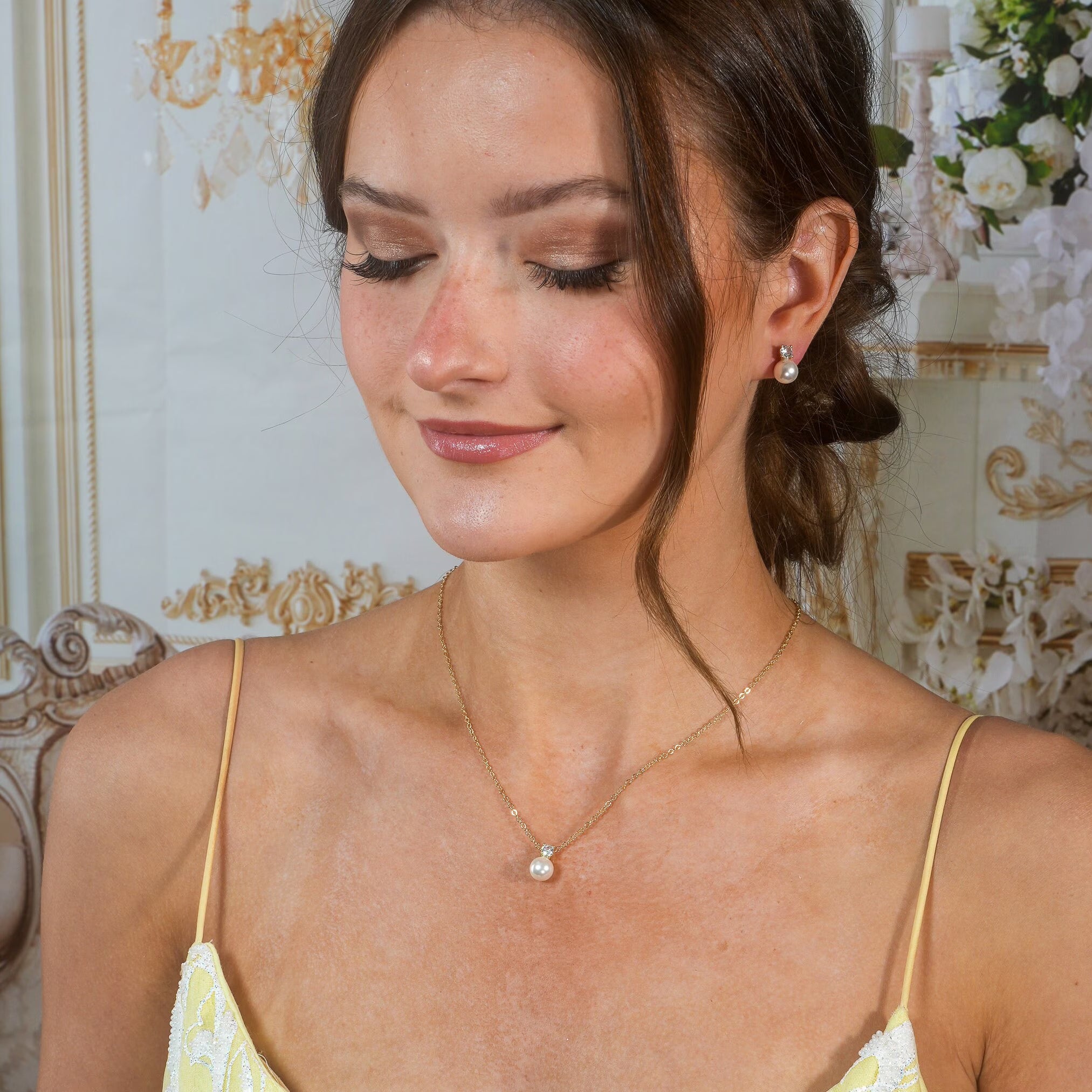 Lustrous Whisper Pearl Necklace β Timeless Elegance for Her Special Day