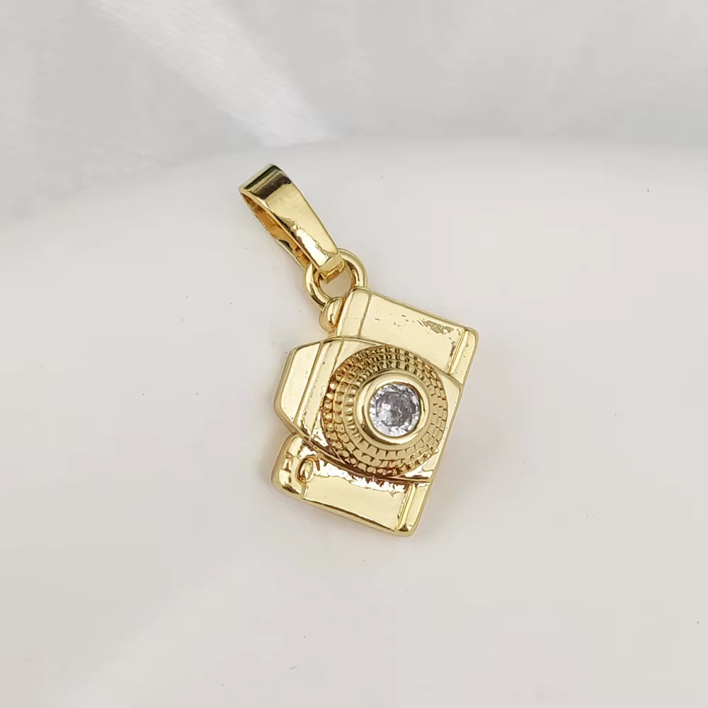 Golden Muse Charm Pendants β Personalized Sparkle with a Playful Twist
