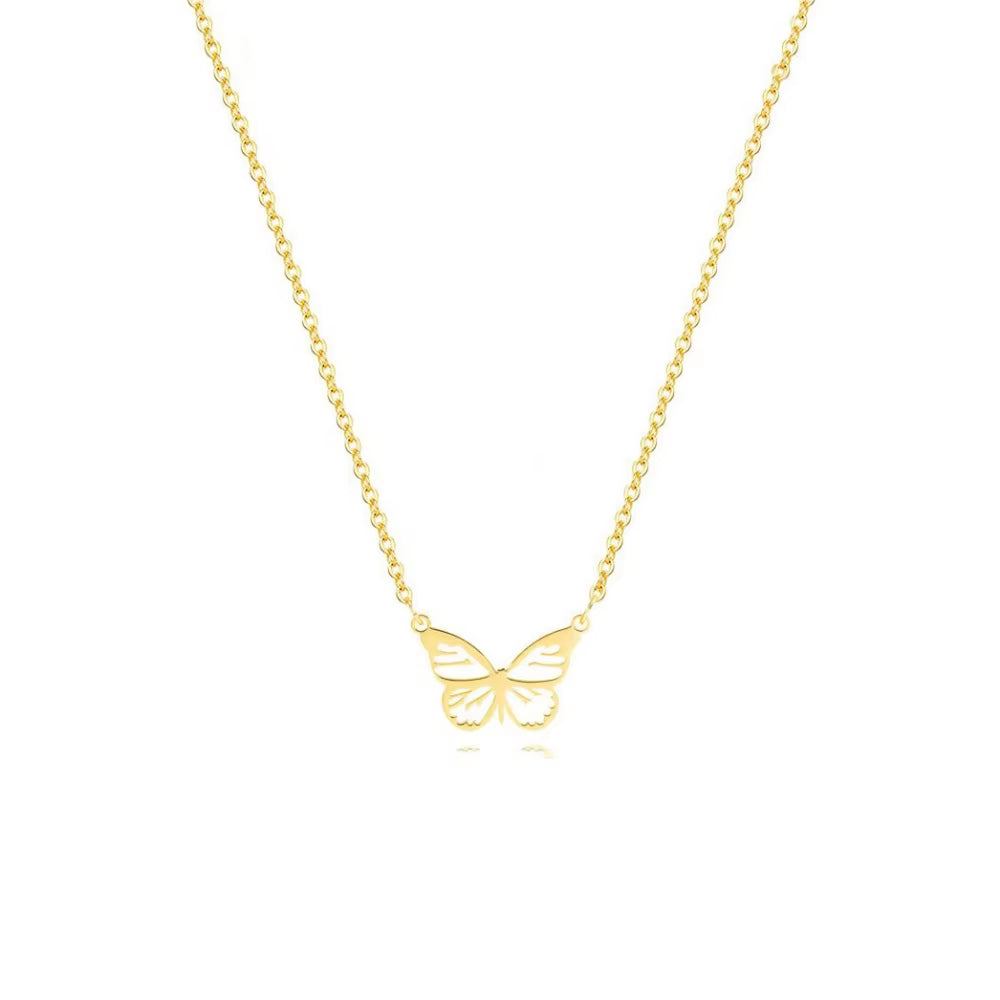 Golden Flutter Butterfly Necklace – Effortless Elegance, Everyday Magic